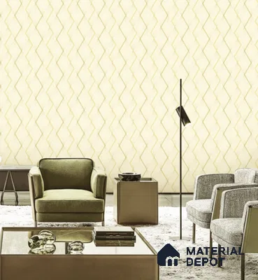 88390-2 | 5 Meter x 42 Inch PVC Patterned Look Wallpaper - 57 Sq. Ft. | Minimum 15% wastage during installation