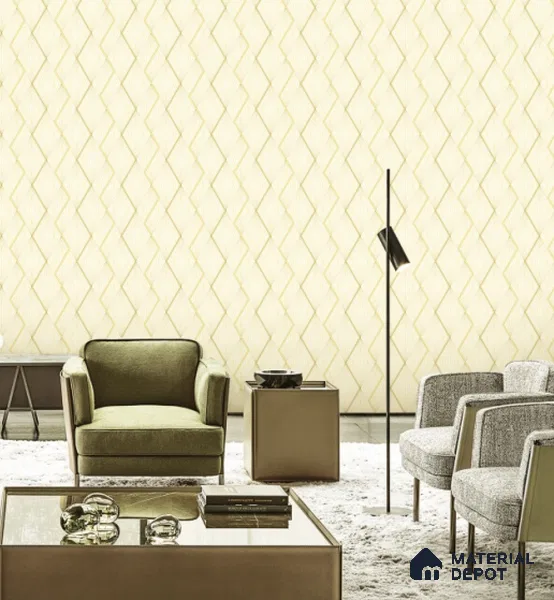 88390-2 | 5 Meter x 42 Inch PVC Patterned Look Wallpaper - 57 Sq. Ft. | Minimum 15% wastage during installation