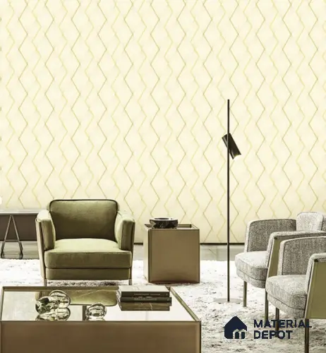 88390-2 | 5 Meter x 42 Inch PVC Patterned Look Wallpaper - 57 Sq. Ft. | Minimum 15% wastage during installation