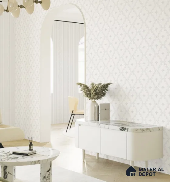 88448-1 | 5 Meter x 42 Inch PVC Patterned Look Wallpaper - 57 Sq. Ft. | Minimum 15% wastage during installation