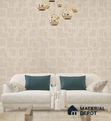 88462-2 | 5 Meter x 42 Inch PVC Patterned Look Wallpaper - 57 Sq. Ft. | Minimum 15% wastage during installation