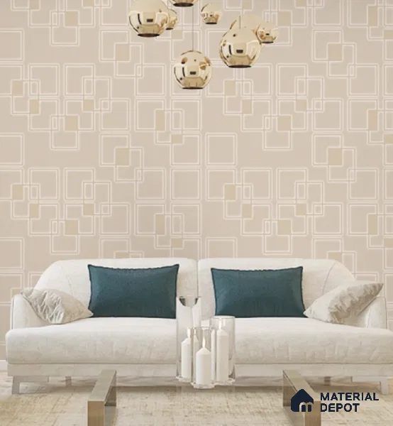 88462-2 | 5 Meter x 42 Inch PVC Patterned Look Wallpaper - 57 Sq. Ft. | Minimum 15% wastage during installation