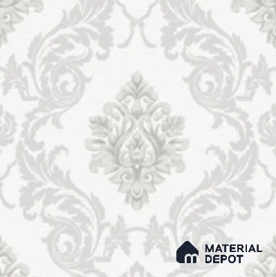 88474-1 | 5 Meter x 42 Inch PVC Damask Look Wallpaper - 57 Sq. Ft. | Minimum 15% wastage during installation