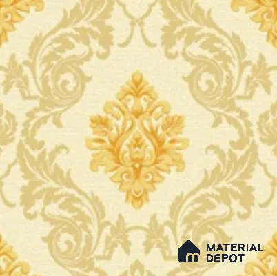 88474-3 | 5 Meter x 42 Inch PVC Damask Look Wallpaper - 57 Sq. Ft. | Minimum 15% wastage during installation