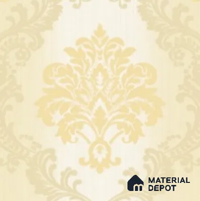 88477-1 | 5 Meter x 42 Inch PVC Damask Look Wallpaper - 57 Sq. Ft. | Minimum 15% wastage during installation