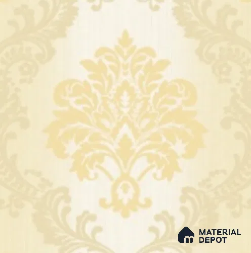 88477-1 | 5 Meter x 42 Inch PVC Damask Look Wallpaper - 57 Sq. Ft. | Minimum 15% wastage during installation