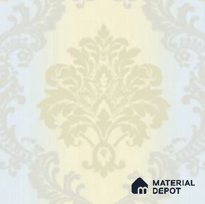 88477-2 | 5 Meter x 42 Inch PVC Damask Look Wallpaper - 57 Sq. Ft. | Minimum 15% wastage during installation