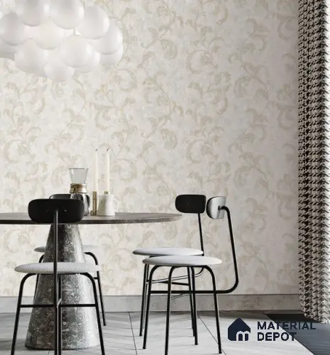 88481-1 | 5 Meter x 42 Inch PVC Florals Look Wallpaper - 57 Sq. Ft. | Minimum 15% wastage during installation