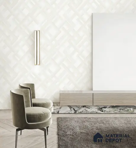 88492-1 | 5 Meter x 42 Inch PVC Abstract Look Wallpaper - 57 Sq. Ft. | Minimum 15% wastage during installation