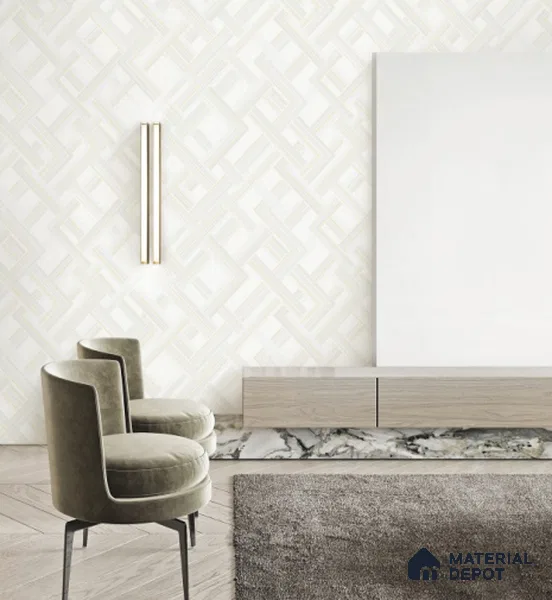88492-1 | 5 Meter x 42 Inch PVC Abstract Look Wallpaper - 57 Sq. Ft. | Minimum 15% wastage during installation