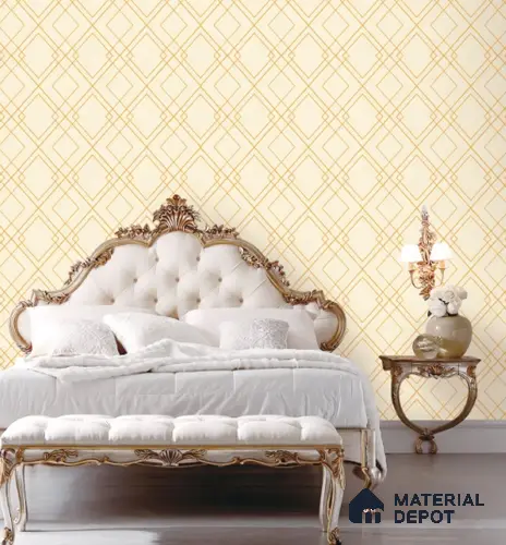 88495-1 | 5 Meter x 42 Inch PVC Geometric Look Wallpaper - 57 Sq. Ft. | Minimum 15% wastage during installation