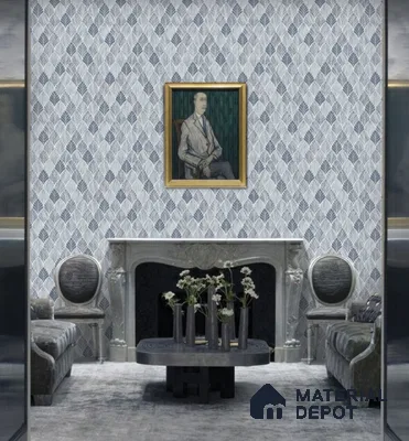 88501-2 | 5 Meter x 42 Inch PVC Patterned Look Wallpaper - 57 Sq. Ft. | Minimum 15% wastage during installation
