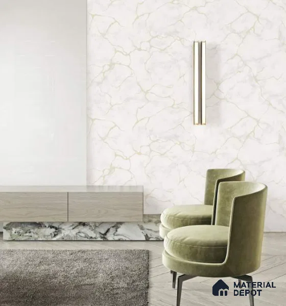 88572-1 | 5 Meter x 42 Inch PVC Patterned Look Wallpaper - 57 Sq. Ft. | Minimum 15% wastage during installation