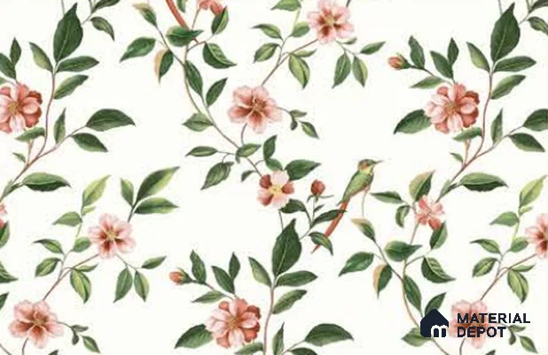 88655-1 | 5 Meter x 42 Inches Florals Look Wallpaper - 57 Sq. Ft. | Minimum 15% wastage during installation