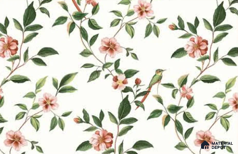 88655-1 | 5 Meter x 42 Inches Florals Look Wallpaper - 57 Sq. Ft. | Minimum 15% wastage during installation