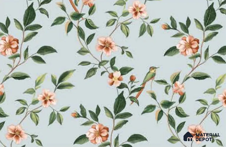 88655-2 | 5 Meter x 42 Inches Florals Look Wallpaper - 57 Sq. Ft. | Minimum 15% wastage during installation