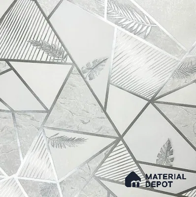 930012 | 10 Meter x 21 Inch PVC Geometric Look Wallpaper - 57 Sq. Ft.
