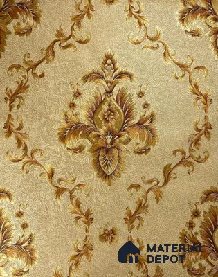 930023 | 10 Meter x 21 Inch PVC Damask Look Wallpaper - 57 Sq. Ft.