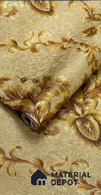 930023 | 10 Meter x 21 Inch PVC Damask Look Wallpaper - 57 Sq. Ft.