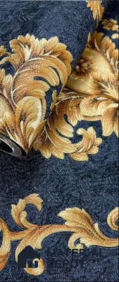930028 | 10 Meter x 21 Inch PVC Damask Look Wallpaper - 57 Sq. Ft.