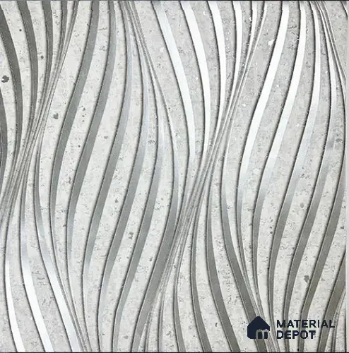 930061 | 10 Meter x 21 Inch PVC Patterned Look Wallpaper - 57 Sq. Ft.