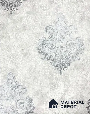 931201 | 10 Meter x 21 Inch PVC Damask Look Wallpaper - 57 Sq. Ft.