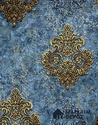 931206 | 10 Meter x 21 Inch PVC Damask Look Wallpaper - 57 Sq. Ft.