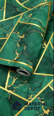 931503 | 10 Meter x 21 Inch PVC Geometric Look Wallpaper - 57 Sq. Ft.