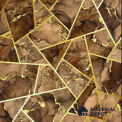 931505 | 10 Meter x 21 Inch PVC Geometric Look Wallpaper - 57 Sq. Ft.