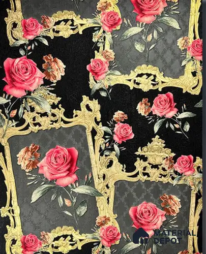 931602 | 10 Meter x 21 Inch PVC Florals Look Wallpaper - 57 Sq. Ft.