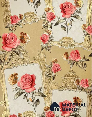 931605 | 10 Meter x 21 Inch PVC Florals Look Wallpaper - 57 Sq. Ft.