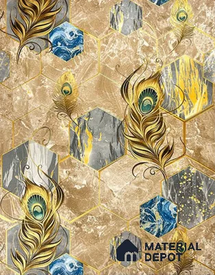 931703 | 10 Meter x 21 Inch PVC Patterned Look Wallpaper - 57 Sq. Ft.