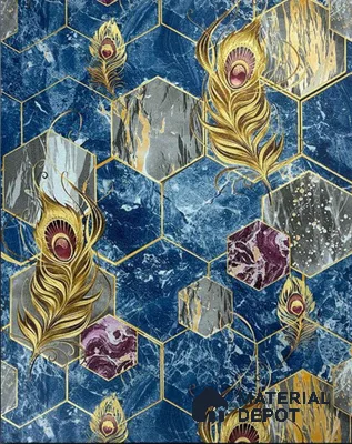 931706 | 10 Meter x 21 Inch PVC Patterned Look Wallpaper - 57 Sq. Ft.