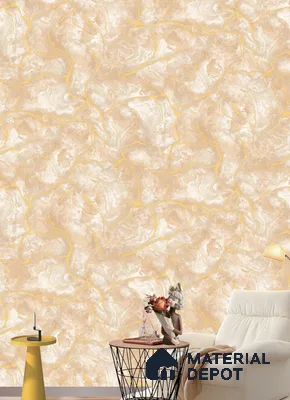 971305 | 9.5 Meter x 21 Inches Marble Look Wallpaper - 55 Sq. Ft.  | Minimum 10% wastage during installation