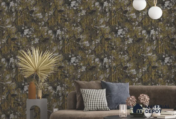 A392210 | 10 Meter x 21 Inch PVC Abstract Look Wallpaper - 57 Sq. Ft. | Minimum 15% wastage during installation