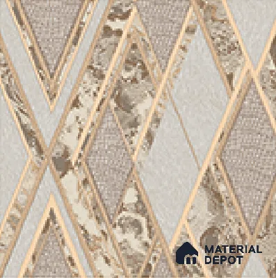 AA100103 | 9.5 Meter x 21 Inch PVC Geometric Look Wallpaper - 55 Sq. Ft. | Minimum 15% wastage during installation