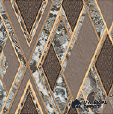AA100104 | 9.5 Meter x 21 Inch PVC Geometric Look Wallpaper - 55 Sq. Ft. | Minimum 15% wastage during installation