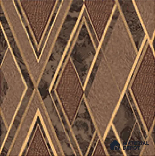 AA100105 | 9.5 Meter x 21 Inch PVC Geometric Look Wallpaper - 55 Sq. Ft. | Minimum 15% wastage during installation
