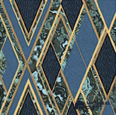AA100108 | 9.5 Meter x 21 Inch PVC Geometric Look Wallpaper - 55 Sq. Ft. | Minimum 15% wastage during installation