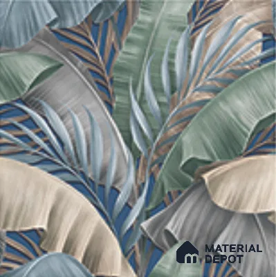 AA100205 | 9.5 Meter x 21 Inch PVC Florals Look Wallpaper - 55 Sq. Ft. | Minimum 15% wastage during installation