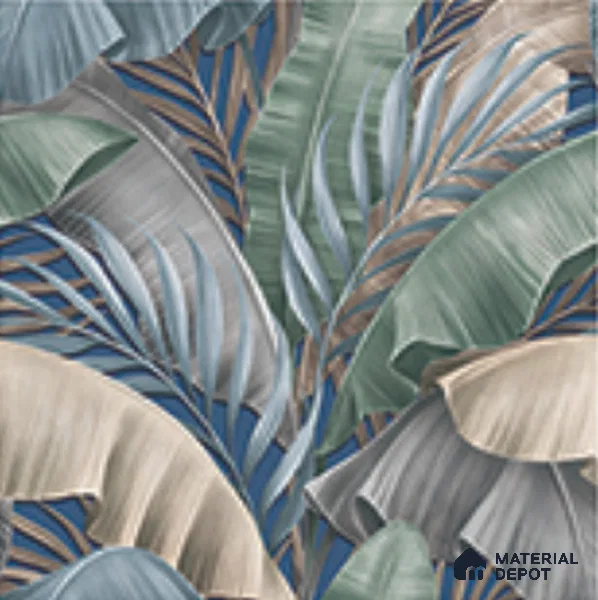 AA100205 | 9.5 Meter x 21 Inch PVC Florals Look Wallpaper - 55 Sq. Ft. | Minimum 15% wastage during installation