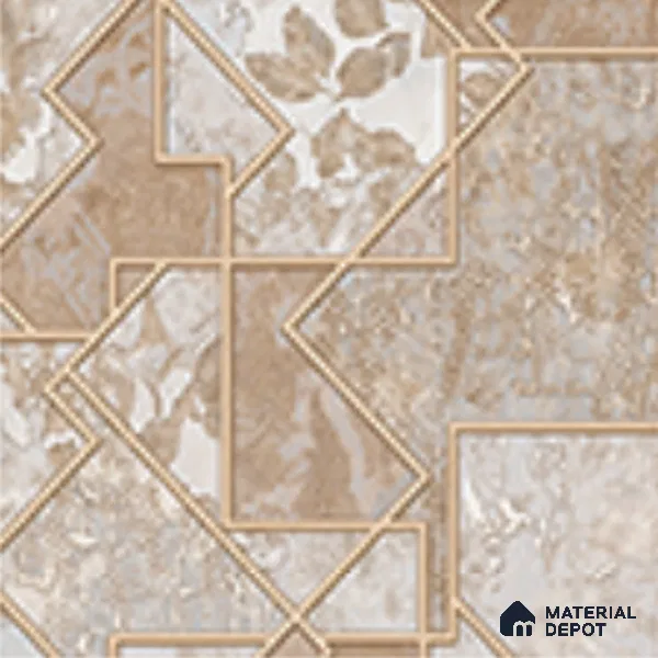 AA100405 | 9.5 Meter x 21 Inch PVC Patterned Look Wallpaper - 55 Sq. Ft. | Minimum 15% wastage during installation