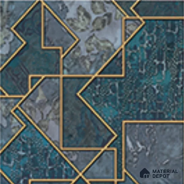AA100407 | 9.5 Meter x 21 Inch PVC Patterned Look Wallpaper - 55 Sq. Ft. | Minimum 15% wastage during installation