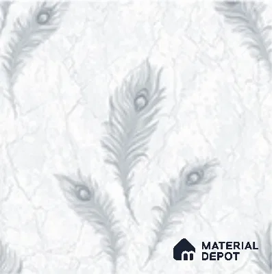 AA100701 | 9.5 Meter x 21 Inch PVC Florals Look Wallpaper - 55 Sq. Ft. | Minimum 15% wastage during installation
