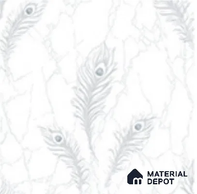 AA100702 | 9.5 Meter x 21 Inch PVC Florals Look Wallpaper - 55 Sq. Ft. | Minimum 15% wastage during installation