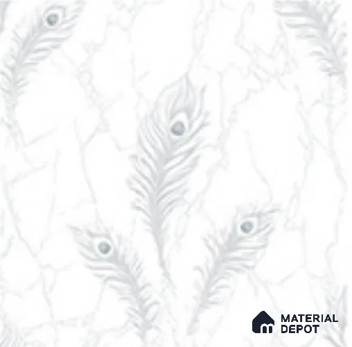 AA100702 | 9.5 Meter x 21 Inch PVC Florals Look Wallpaper - 55 Sq. Ft. | Minimum 15% wastage during installation