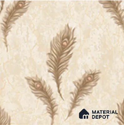 AA100704 | 9.5 Meter x 21 Inch PVC Florals Look Wallpaper - 55 Sq. Ft. | Minimum 15% wastage during installation