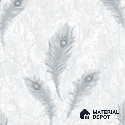 AA100708 | 9.5 Meter x 21 Inch PVC Florals Look Wallpaper - 55 Sq. Ft. | Minimum 15% wastage during installation