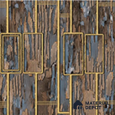 AA100803 | 9.5 Meter x 21 Inch PVC Patterned Look Wallpaper - 55 Sq. Ft. | Minimum 15% wastage during installation