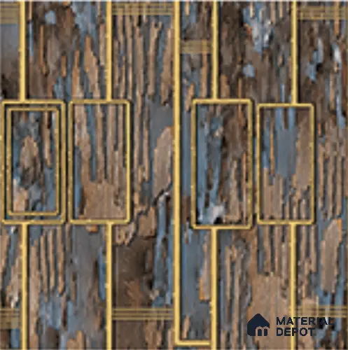 AA100803 | 9.5 Meter x 21 Inch PVC Patterned Look Wallpaper - 55 Sq. Ft. | Minimum 15% wastage during installation